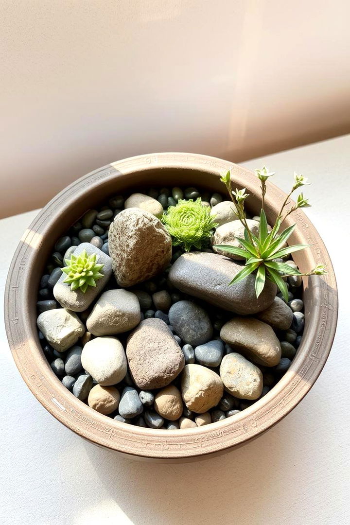 Mini Zen Rock Garden - 22 Container Garden Ideas