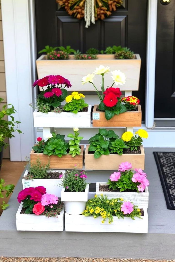 Miniature Planter Boxes - 22 Small Porch Ideas