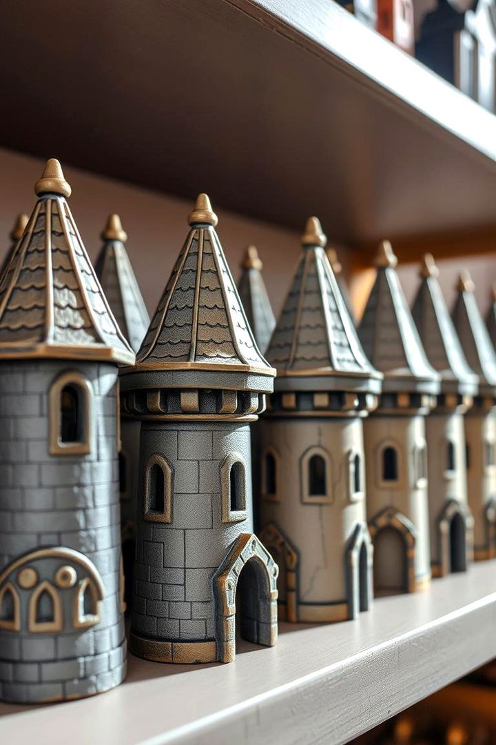 Miniature Tower Decor Elements - 22 Medieval Home Decor Ideas