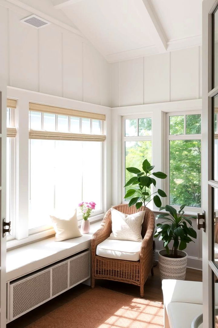 Minimal Clutter Approach - 22 Small Sunroom Ideas