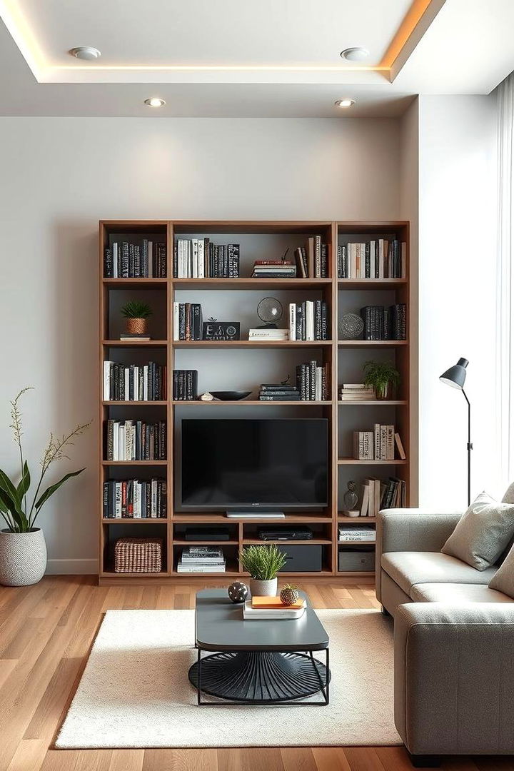 Minimal Decor Maximum Impact - 22 Living Room Bookshelf Ideas