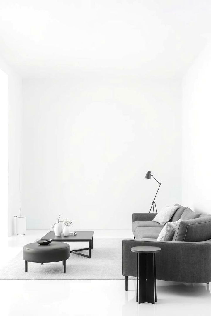 Minimal Monochrome - 22 Aesthetic Room Ideas