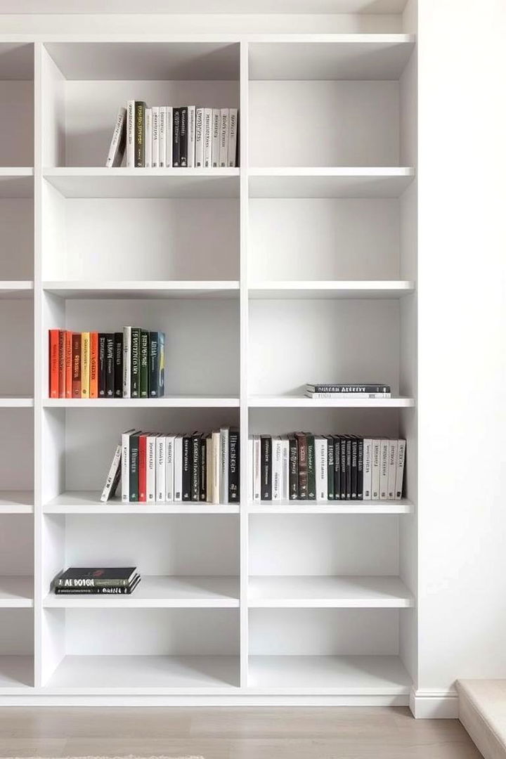 Minimalism and Negative Space - 22 Bookshelf Organization Ideas