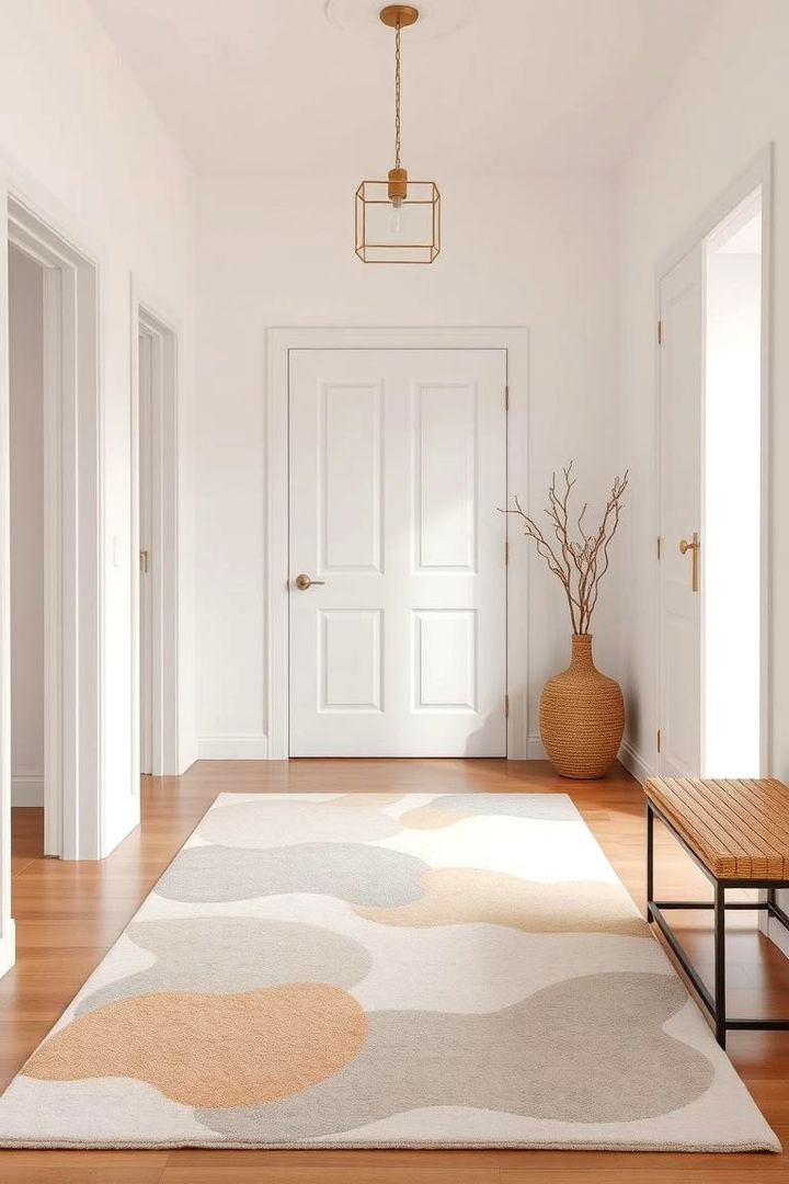 Minimalist Abstract Rugs - 22 Entryway Rug Ideas