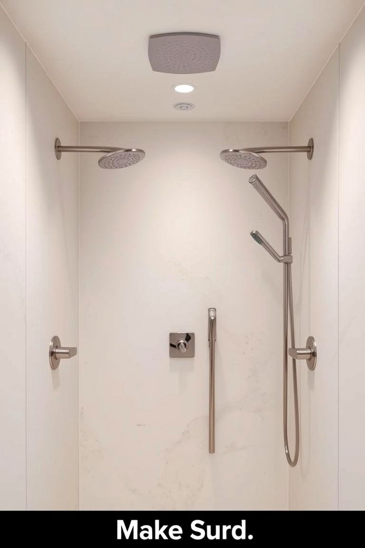 Minimalist Accented Spaces - 22 Double Shower Ideas