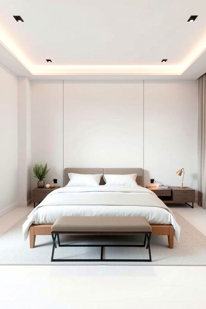 Minimalist Accents - 22 Eclectic Bedroom Ideas