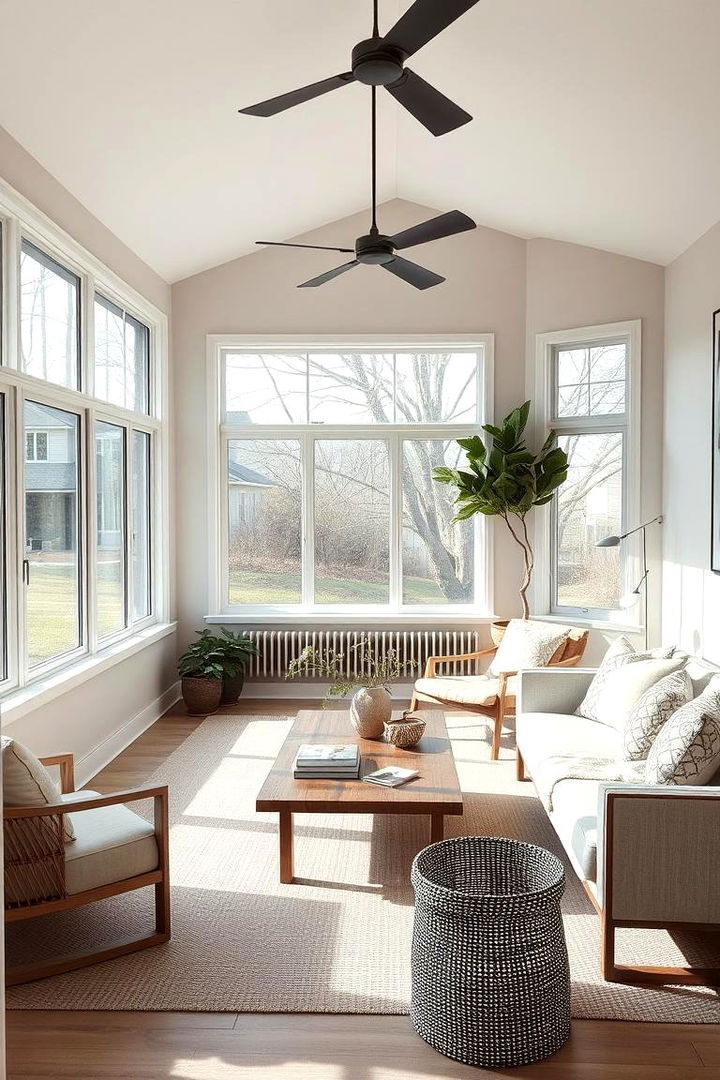 Minimalist Aesthetics - 22 Mid-century Modern Sunroom Ideas