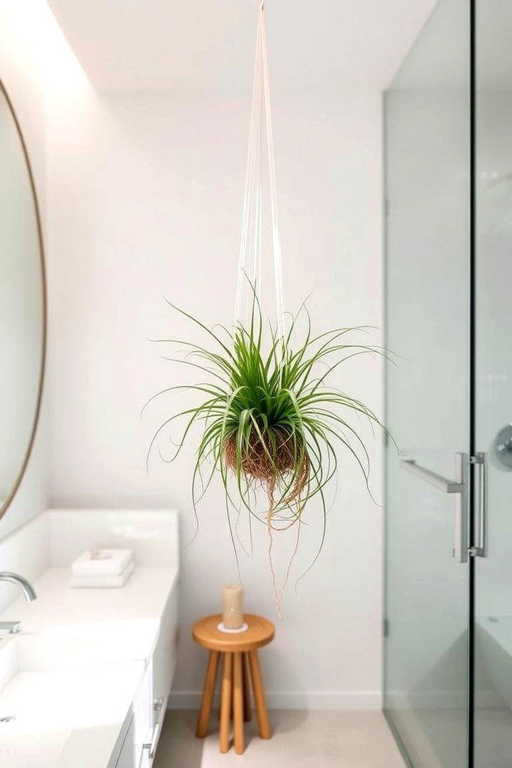 Minimalist Air Plant - 22 Best Plants for Bathroom