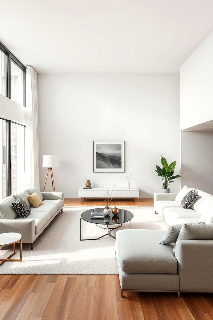 Minimalist Approach - 22 Symmetrical Living Room Ideas