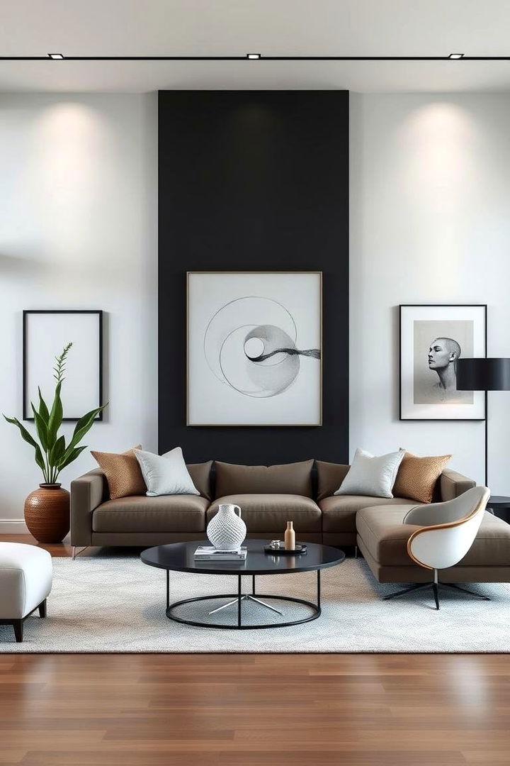 Minimalist Art and Wall Decor - 22 Minimalist Living Room Ideas