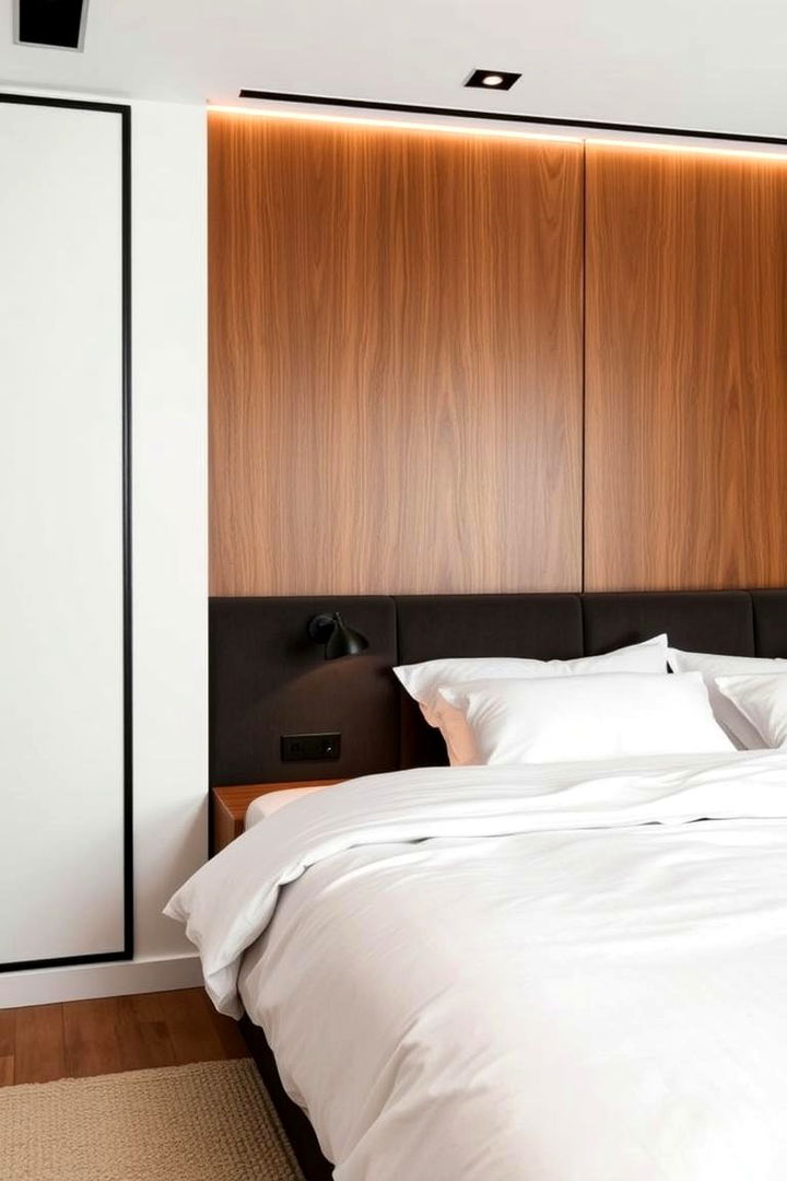 Minimalist Bedroom Serenity - 22 Black and Brown Interior Design Ideas