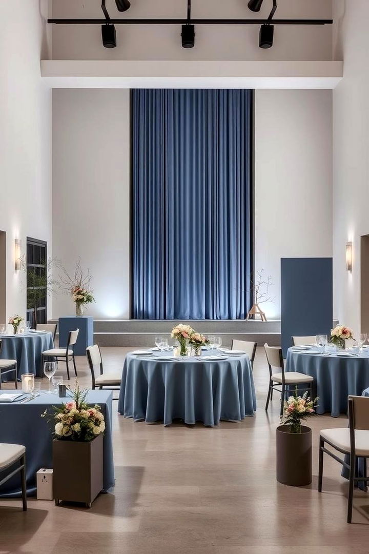 Minimalist Blue Simplicity - 22 Blue Wedding Theme Ideas