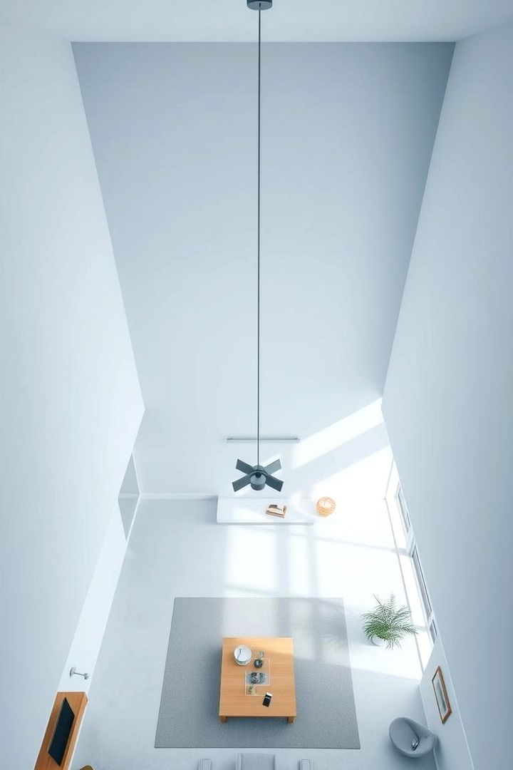 Minimalist Blue Tones - 22 Blue Living Room Ideas