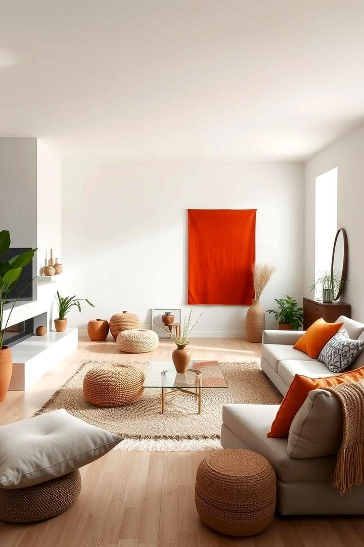 Minimalist Boho Chic Spaces - 22 Boho Burnt Orange Bedroom Ideas
