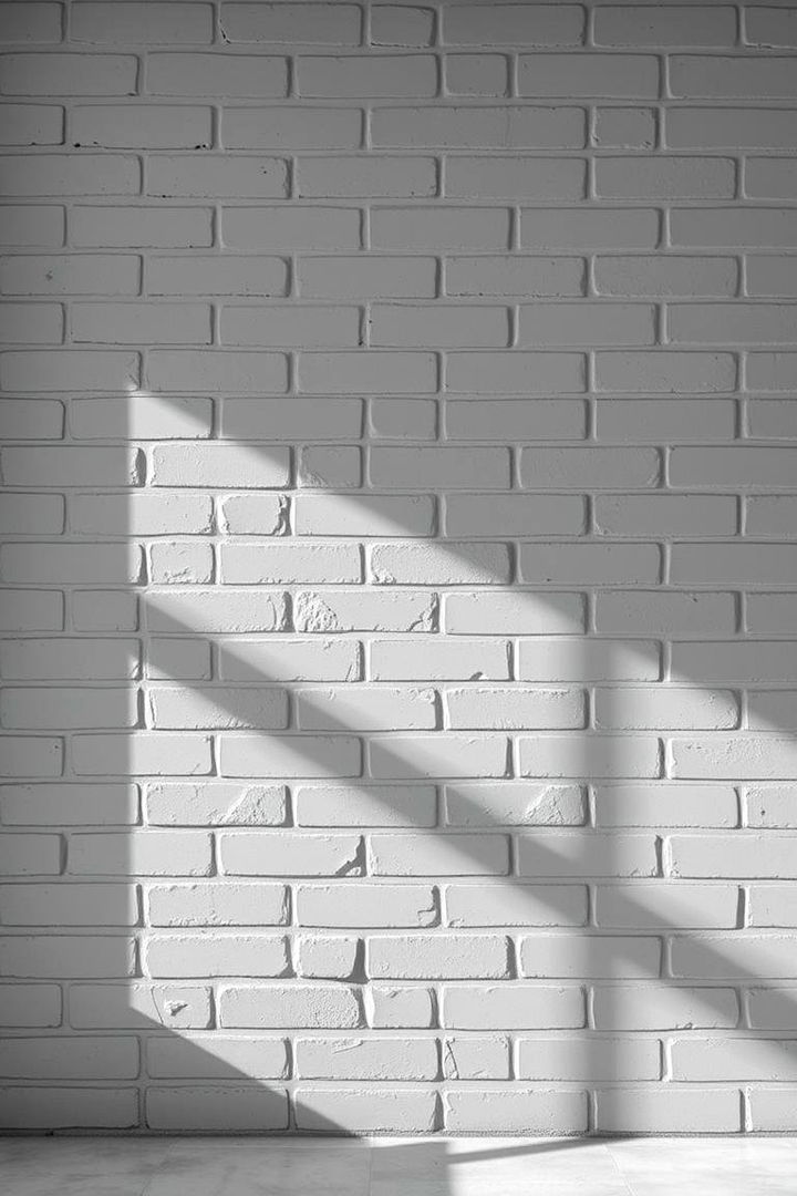 Minimalist Brick Monochrome - 22 Brick Accent Wall Ideas