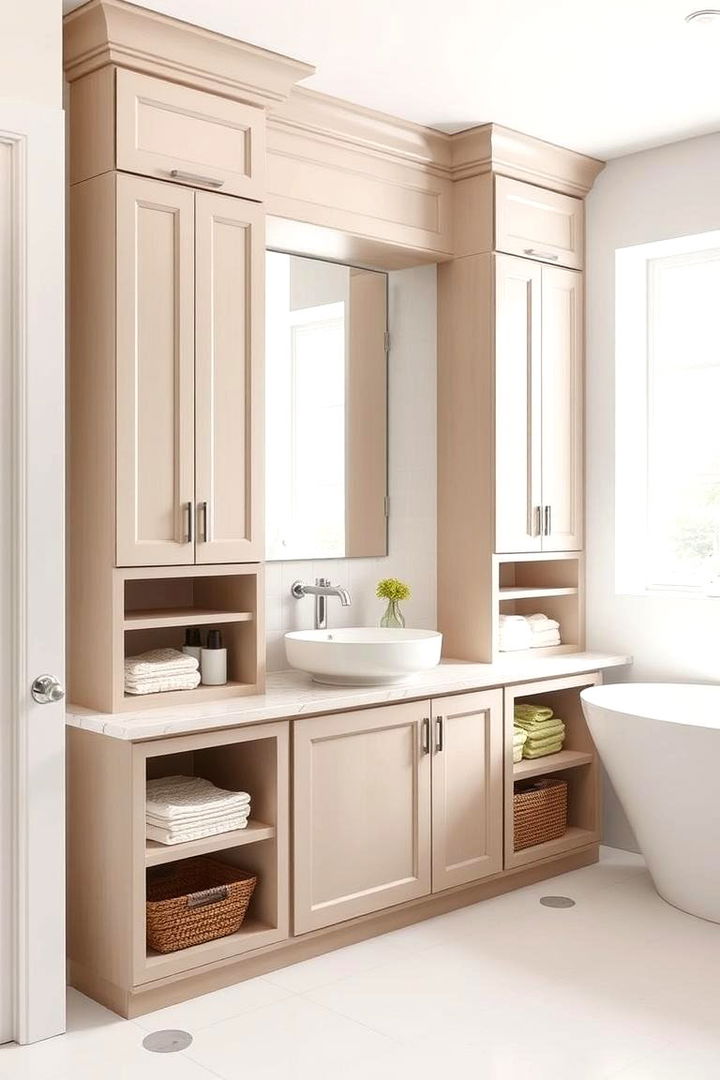 Minimalist Cabinet Concepts - 22 Bathroom Cabinet Ideas