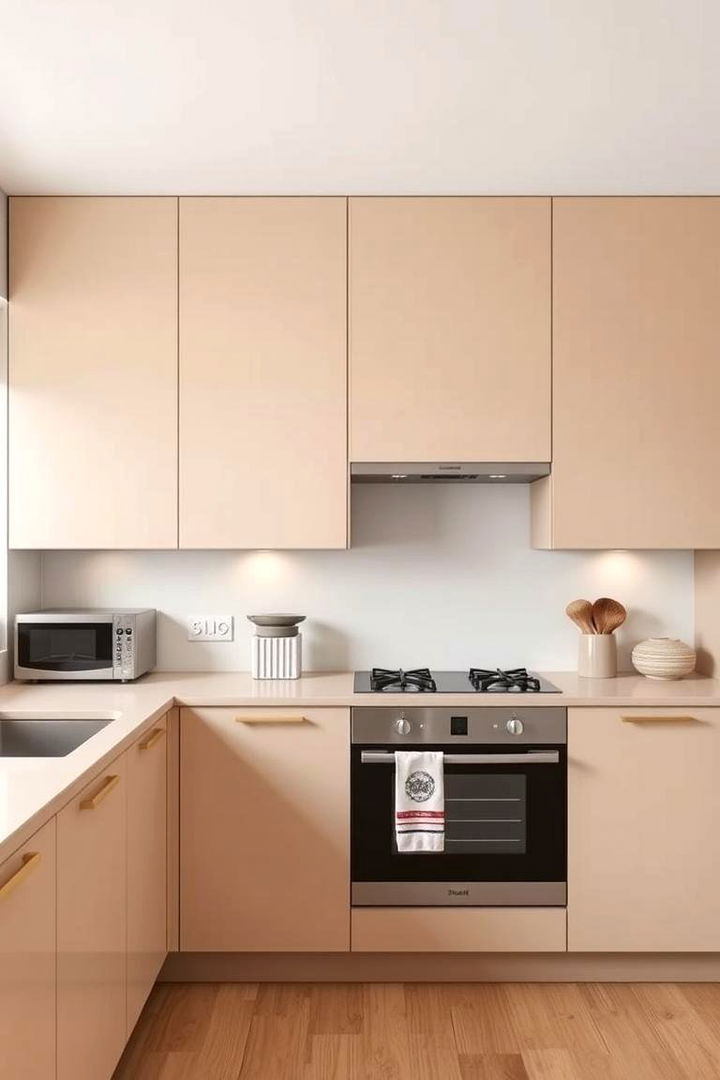 Minimalist Charm - 22 Kitchens With Beige Kitchen Cabinets