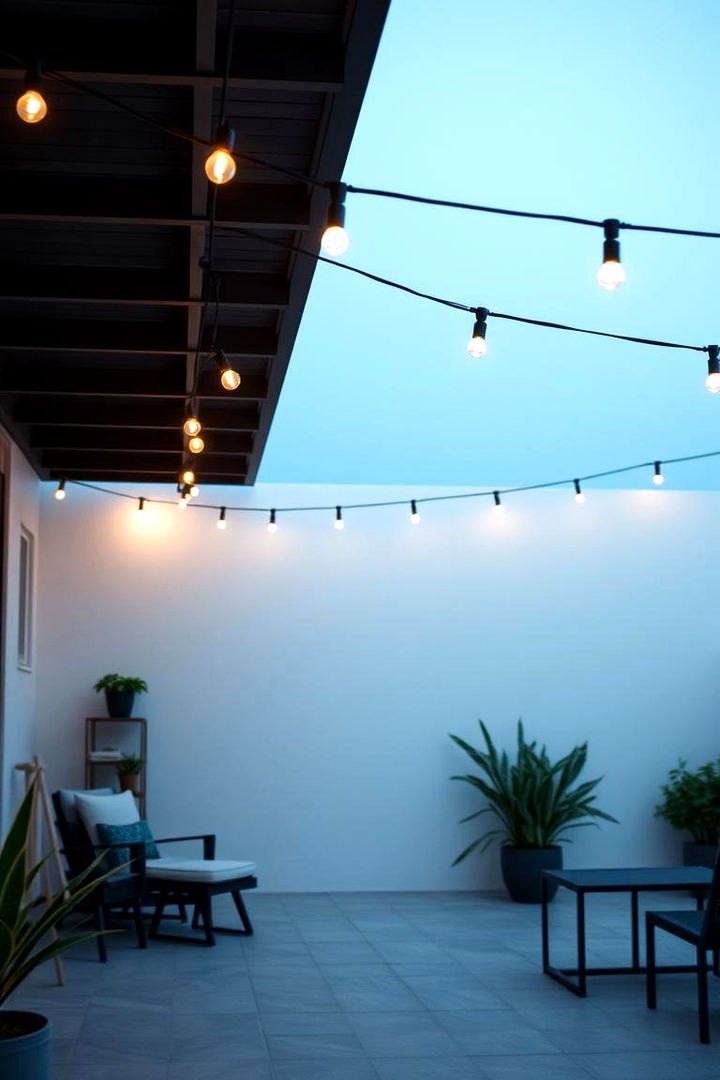 Minimalist Chic Designs - 22 Patio String Light Ideas