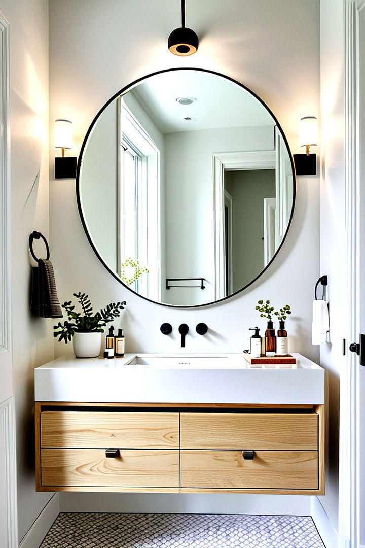 Minimalist Chic - 22 Bathroom Mirror Ideas