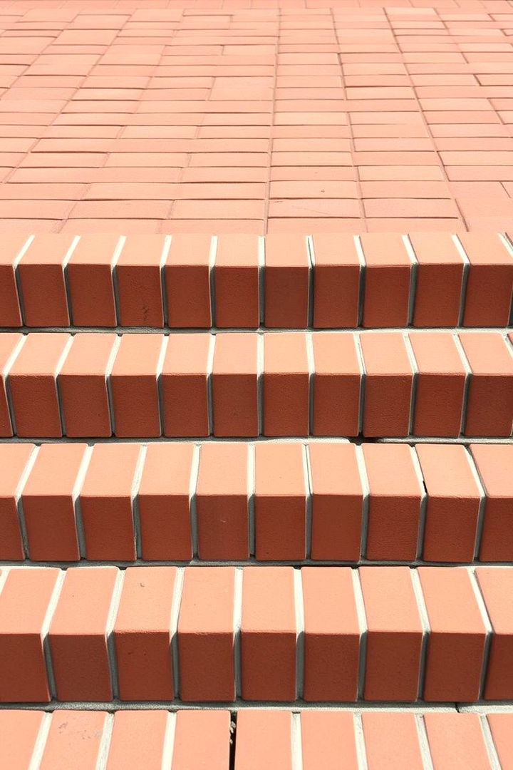 Minimalist Clean Lines - 22 Brick Front Steps Design Ideas