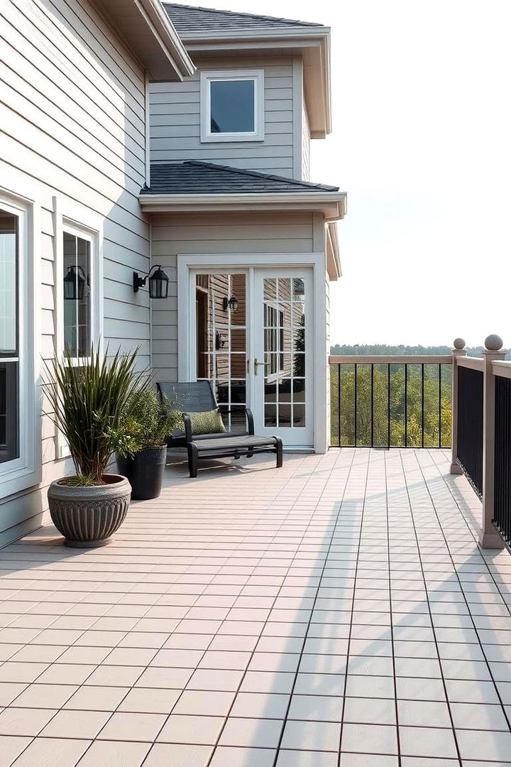 Minimalist Composite Deck - 22 Composite Deck Ideas