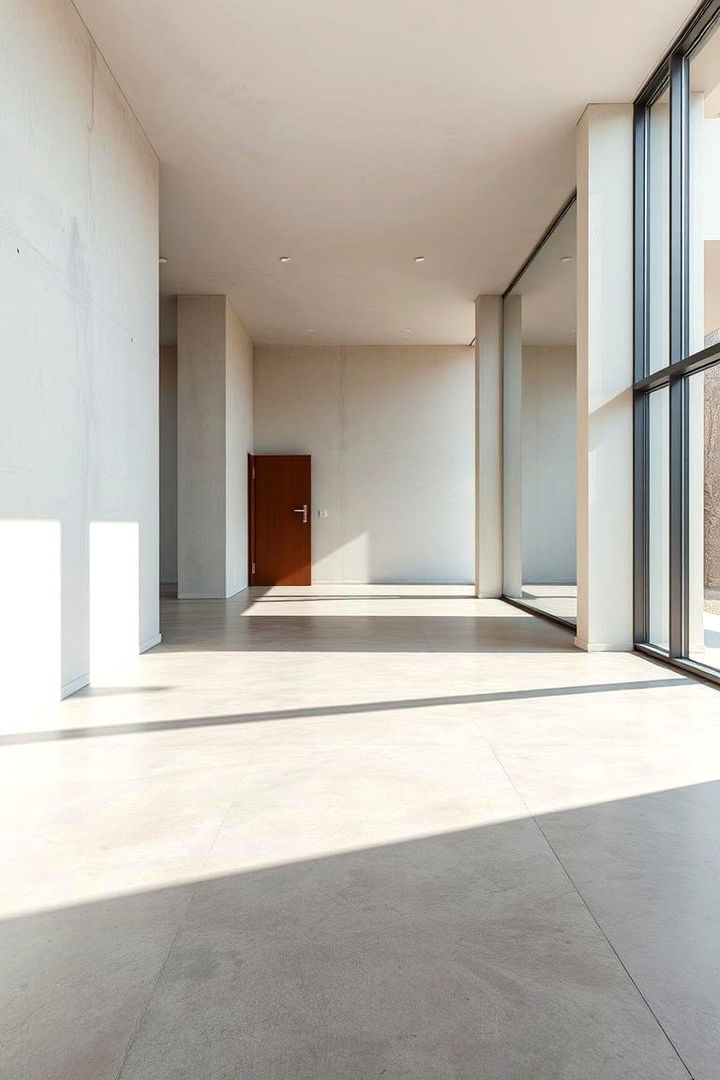 Minimalist Concrete Floor Aesthetics - 22 Concrete Floor Ideas