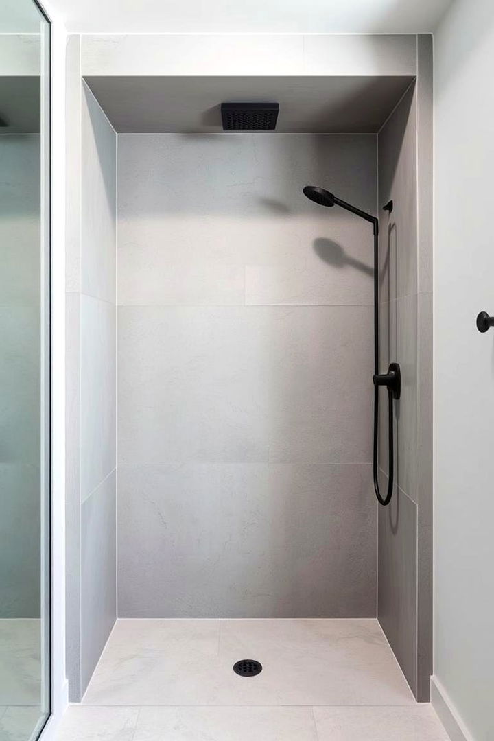 Minimalist Concrete Niche - 22 Shower Niche Ideas