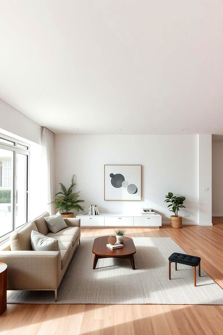 Minimalist Counterpoints - 22 Cottage Living Room Ideas