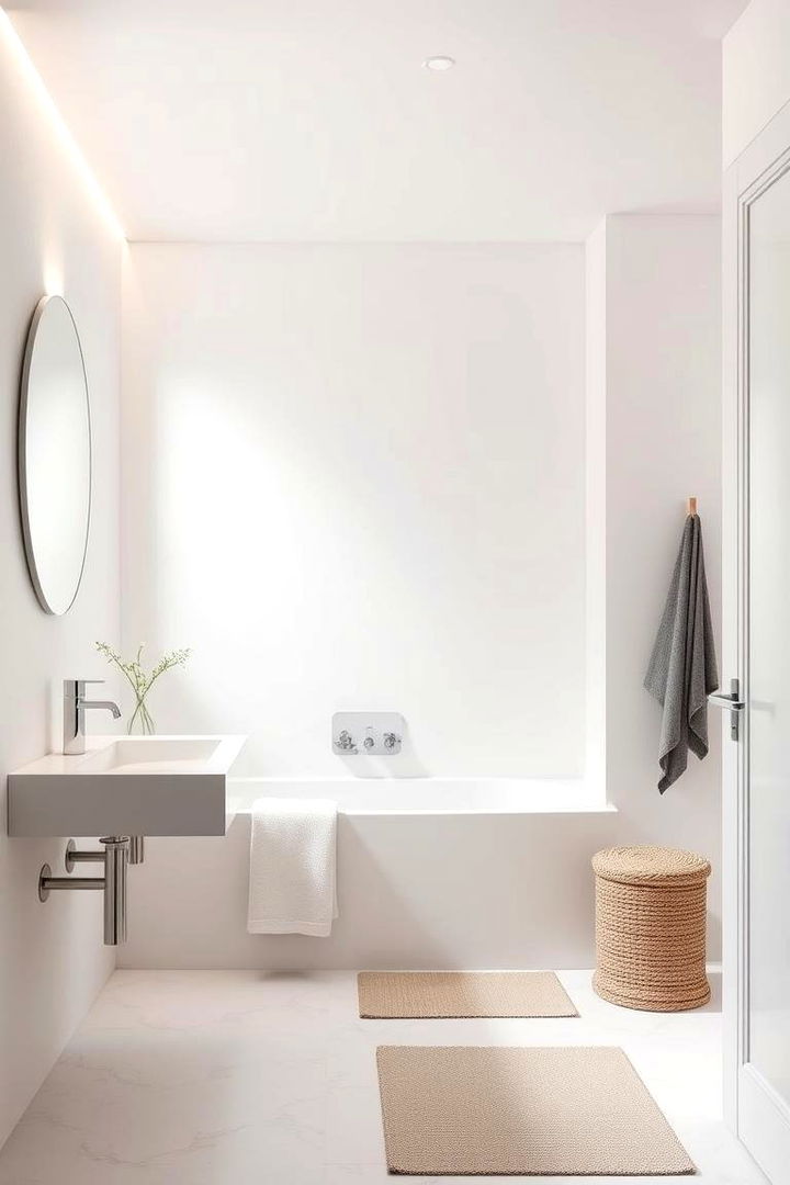 Minimalist Decor Emphasis - 22 Bathroom Staging Ideas