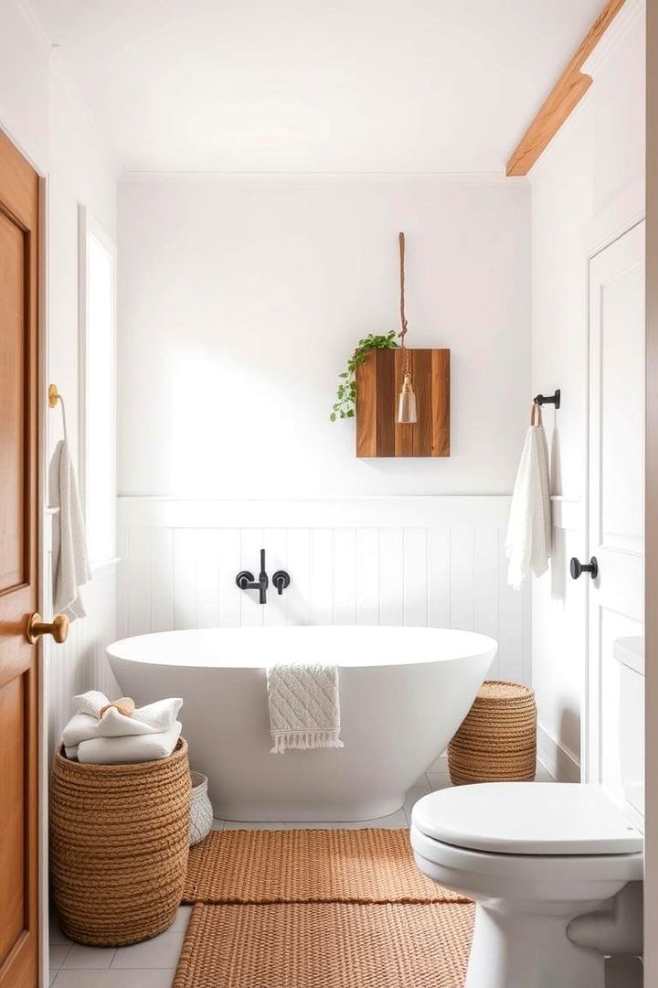 Minimalist Decor that Makes a Statement - 22 Modern Farmhouse Bathroom Ideas