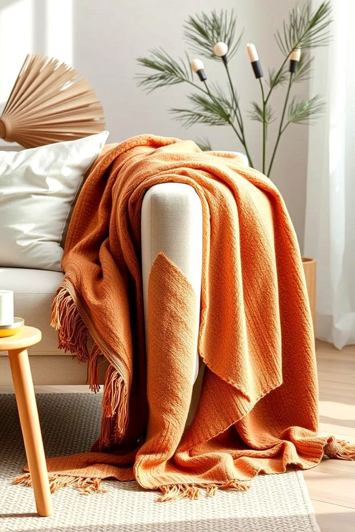 Minimalist Decor with Cozy Textiles - 22 Rustic Barndominium Interior Design Ideas