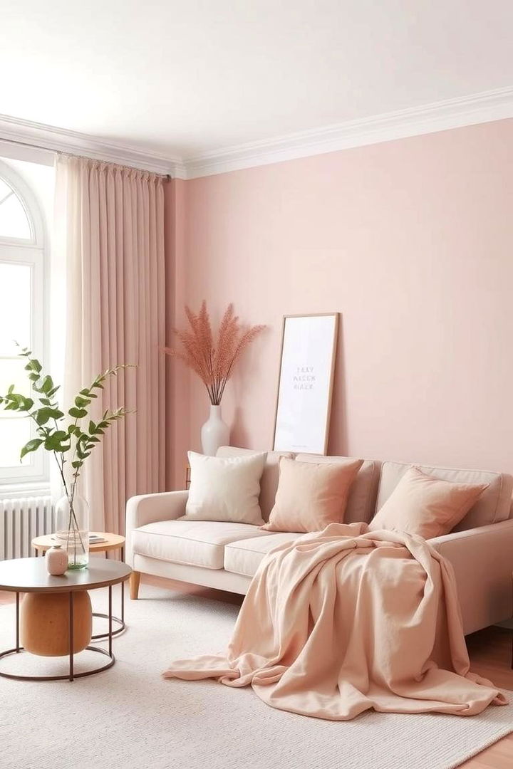 Minimalist Decor with a Feminine Twist - 22 Dusty Rose Bedroom Ideas