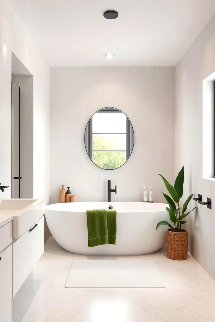 Minimalist Design - 22 Small Green Bathroom Ideas