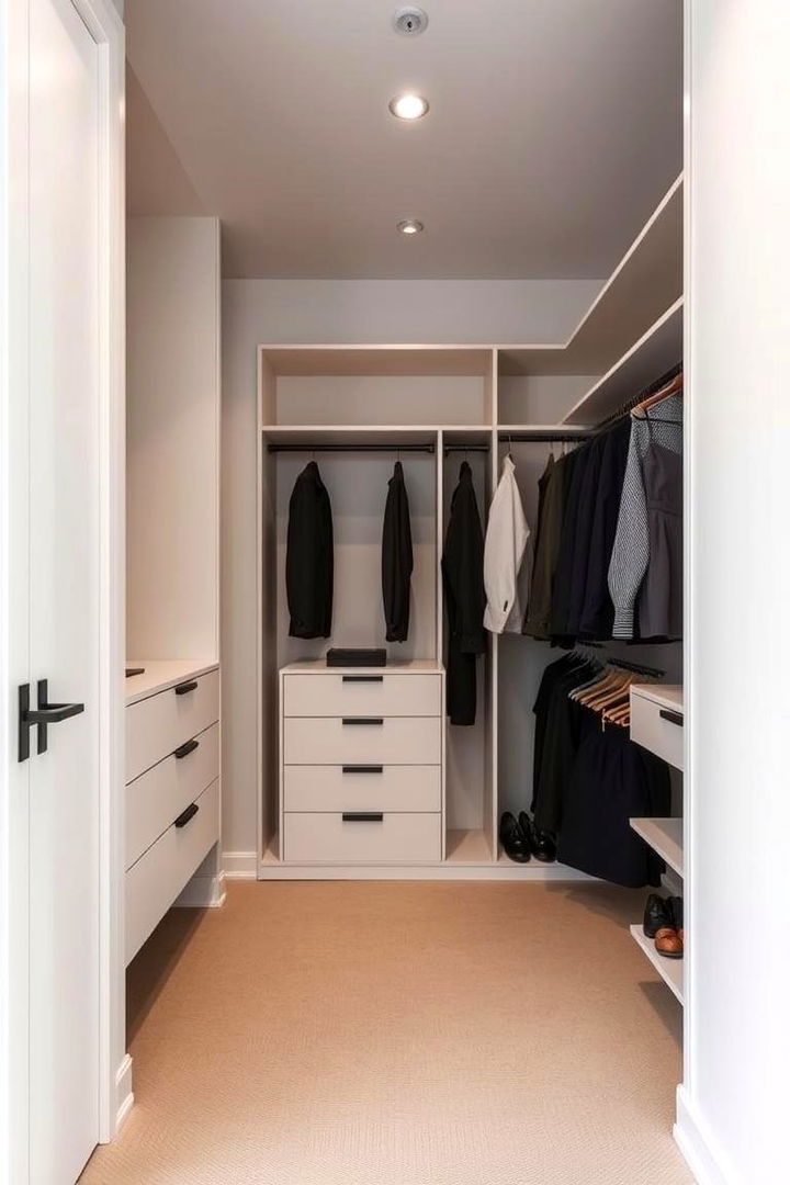 Minimalist Design for a Clutter Free Oasis - 22 Walk in Closet Ideas
