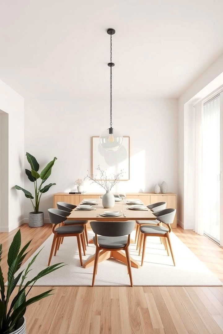 Minimalist Dining - 22 Eat in Kitchen Ideas