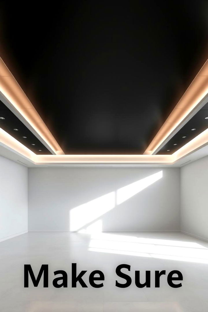 Minimalist Drama - 22 Black Ceiling Design Ideas