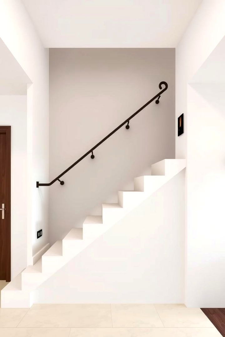 Minimalist Elegance - 22 Staircase Wall Ideas