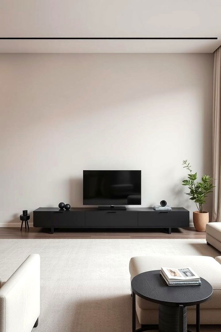 Minimalist Entertainment Space - 22 Living Room Corner Ideas