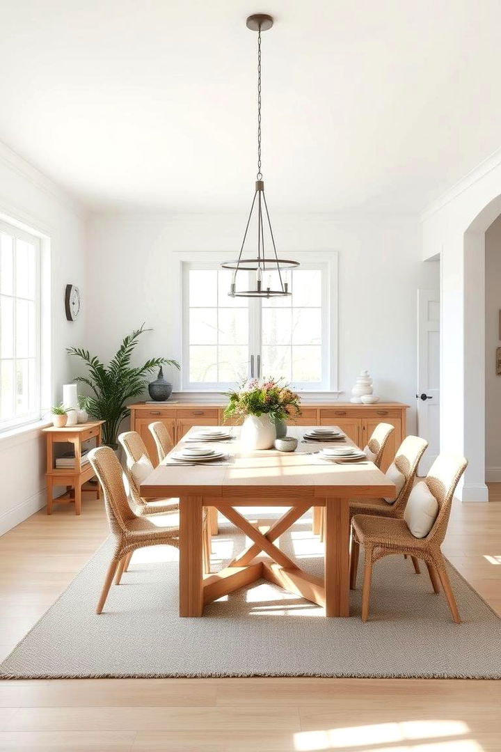 Minimalist Farmhouse Elegance - 22 Modern Farmhouse Dining Room Ideas