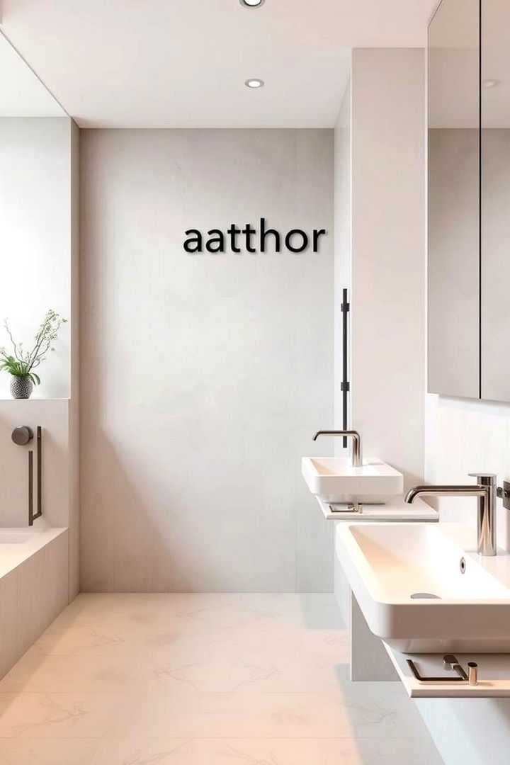 Minimalist Fixtures for Modern Appeal - 22 Elegant Bathroom Decor Ideas
