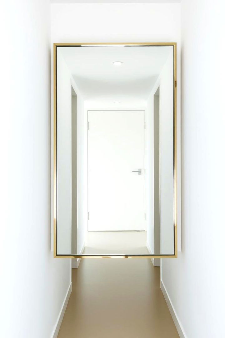 Minimalist Frame Mirror - 22 hallway mirror ideas