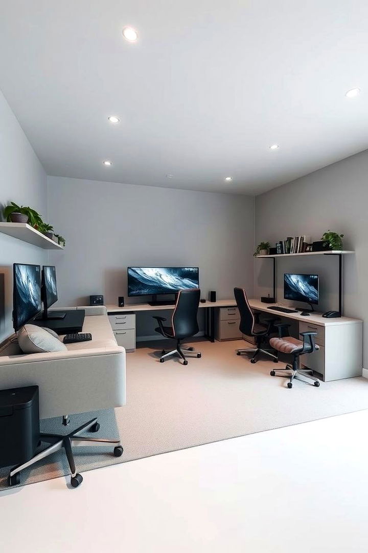 Minimalist Gaming Retreat - 22 Game Room Ideas