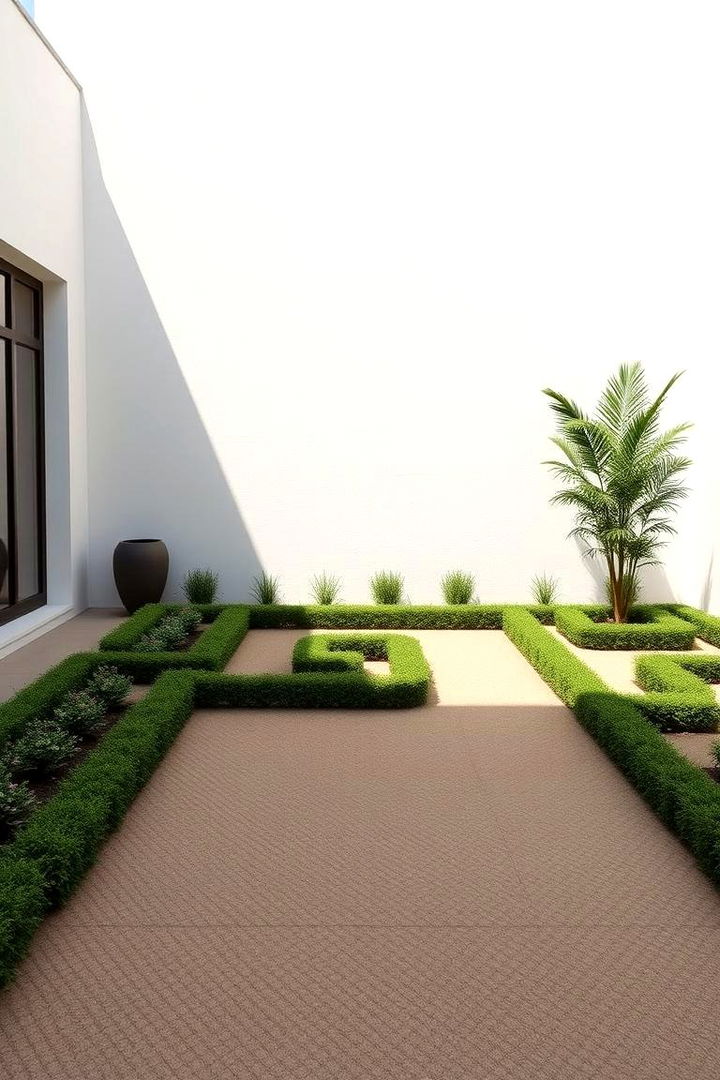 Minimalist Garden Appeal - 22 Parterre Garden Ideas