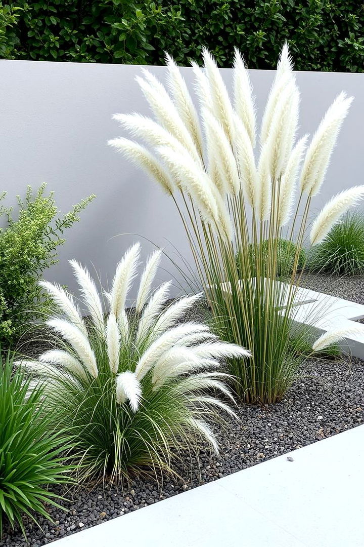 Minimalist Garden Arrangements - 22 Pampas Grass Wedding Decor Ideas