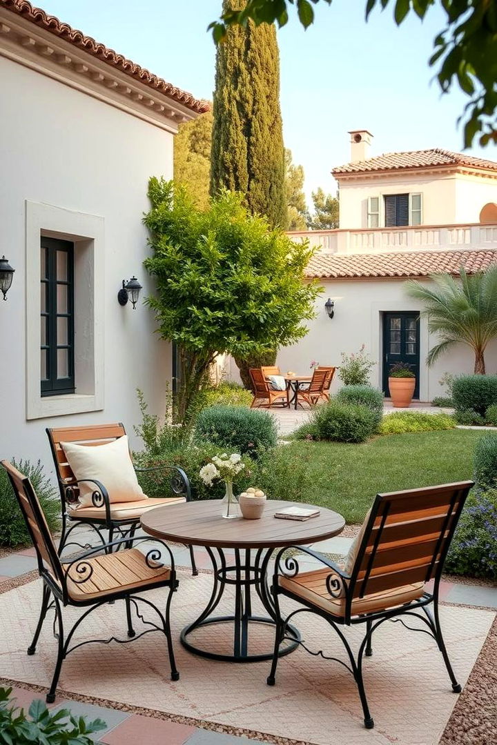 Minimalist Garden Furniture - 22 Mediterranean Garden Ideas