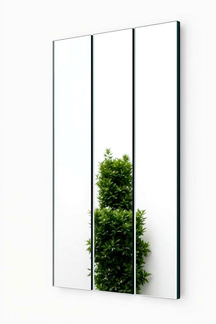 Minimalist Glass Panels - 22 Garden Mirror Ideas
