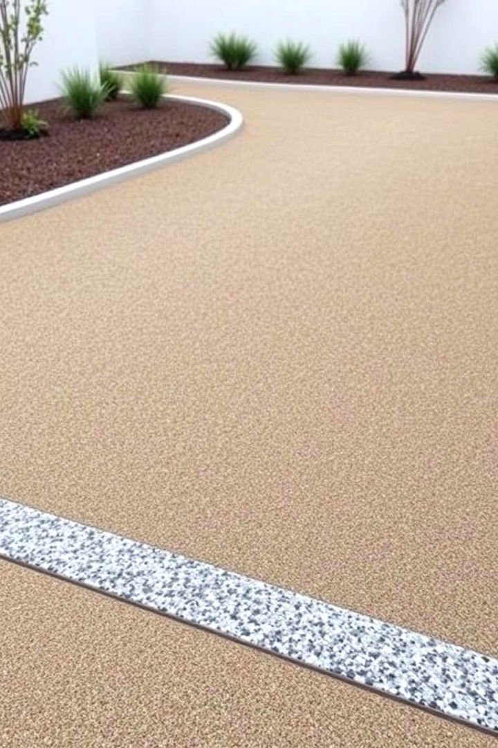 Minimalist Granite Line - 22 Stone Garden Edging Ideas