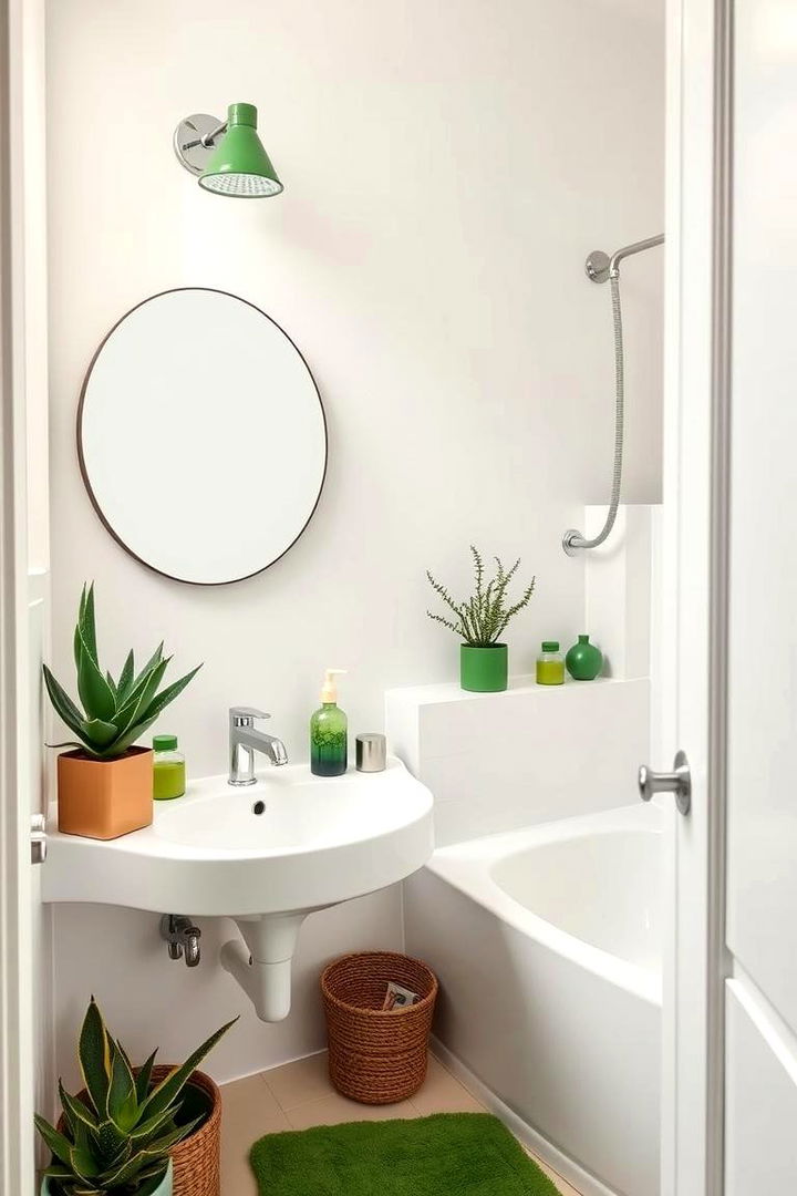 Minimalist Green Decor - 22 Natural Bathroom Ideas