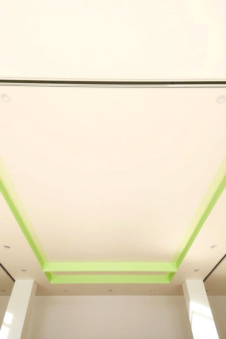 Minimalist Green Touch - 22 Green Ceiling Ideas