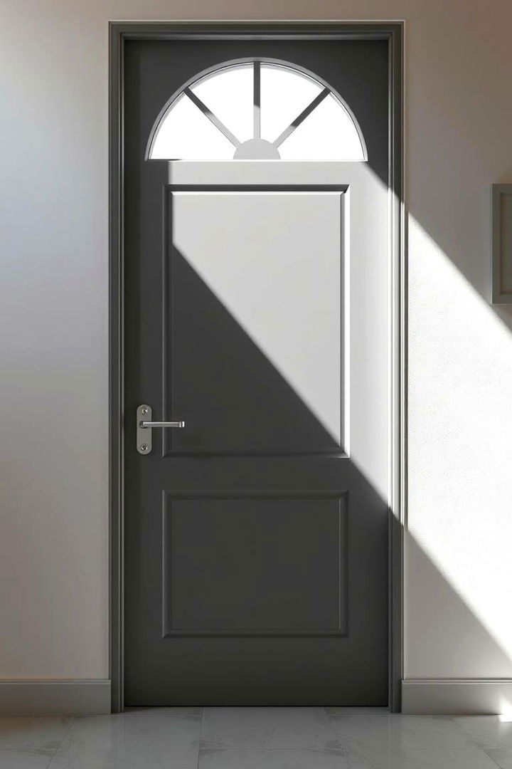 Minimalist Grey Modernism - 22 Grey Front Door Ideas